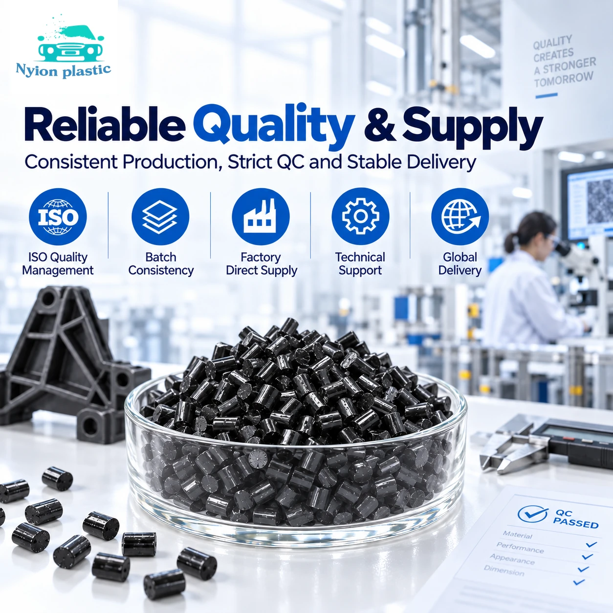 quality support - Nylon Plastic quality support material information and illustrative applications